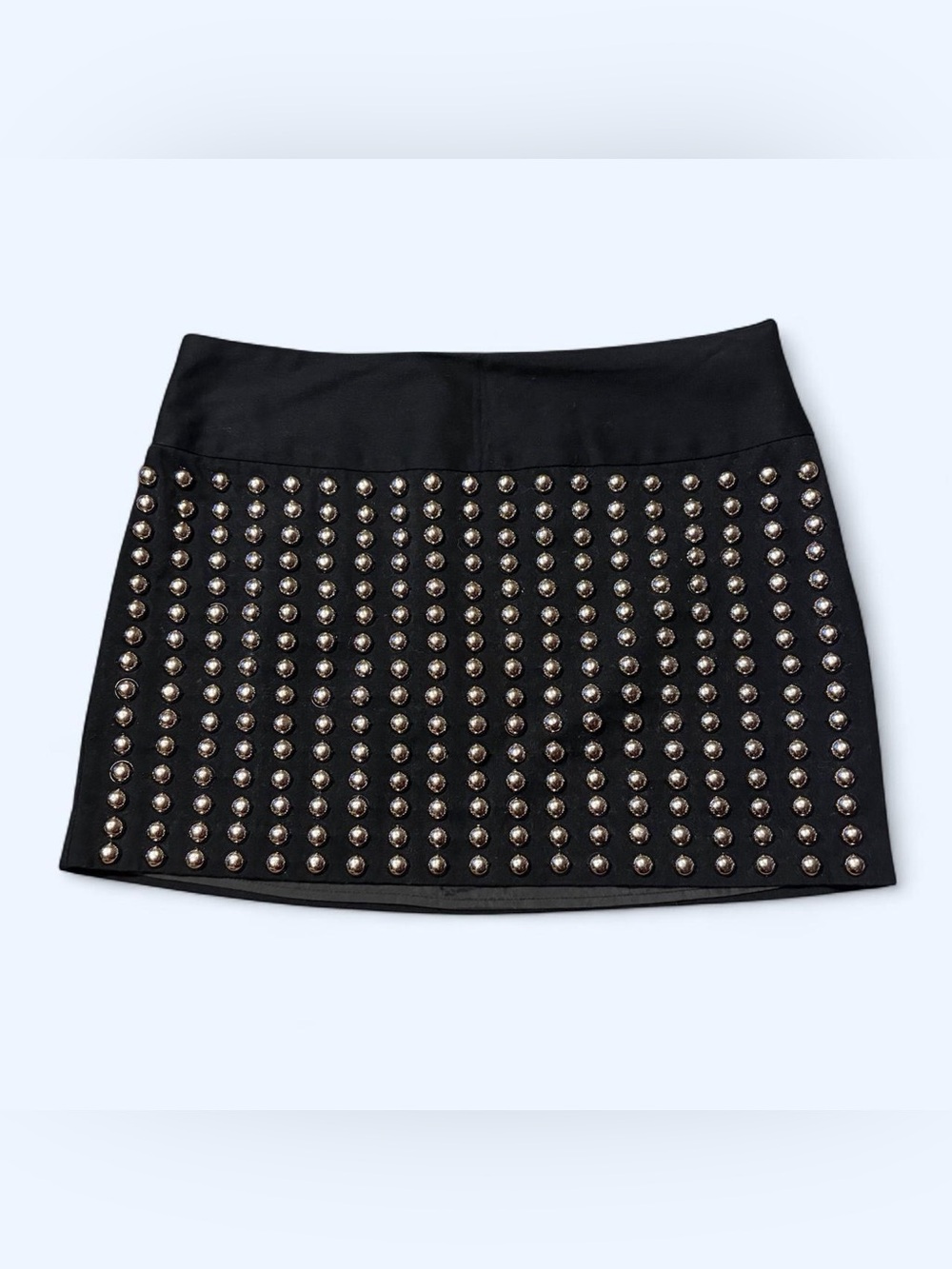 Grunge Black Stud Mini Skirt by Britney for Candies!